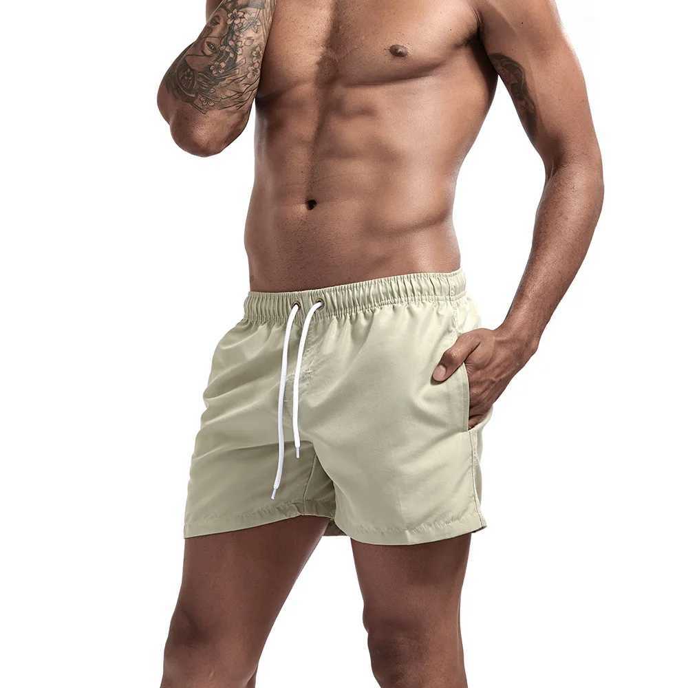 Mens Quick Dry Board Shorts Swim Trunks Bathing Suit Breathable Drawstring With Pockets for Surfing Beach Casual Summer W250724