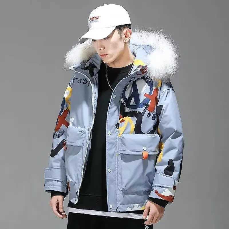 Mens Outerwear Down Jacket New Winter Short Style Thick Workwear Winter Outerwear X2507251