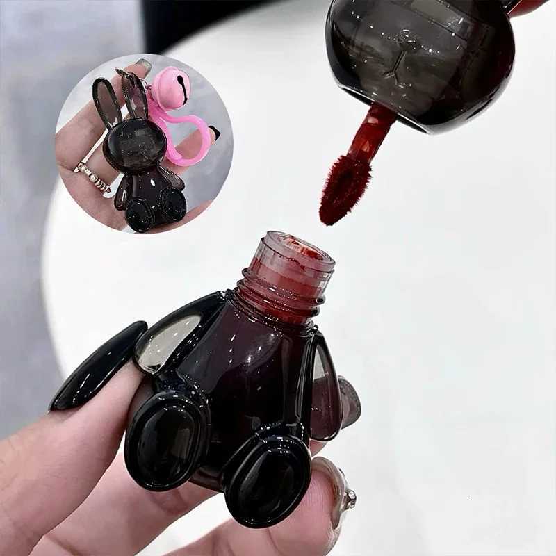 Black Rabbit Water Gloss Lip Glaze Mirror Moisturizing Plump Lips Tinted Not Easy To Stick To The Cup Liquid Long-Lasting MakeupXJ250724