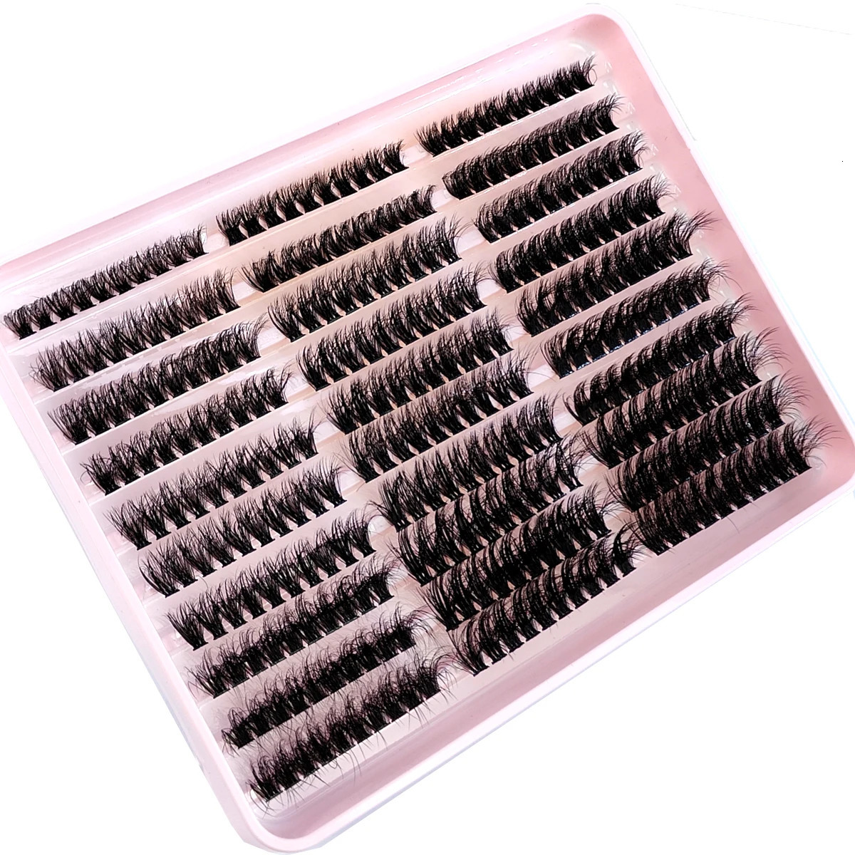 290300Pcs 5D Fluffy Thick Eyelash Clusters DDD Curl Wispy Individual Lashes 6080100 Mix s False Eyelashes 250714