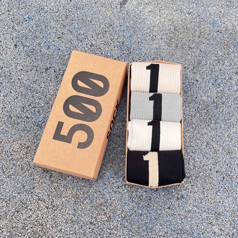 4Pairs Mens Crew Cotton Hip Hop Sports Socks X250725