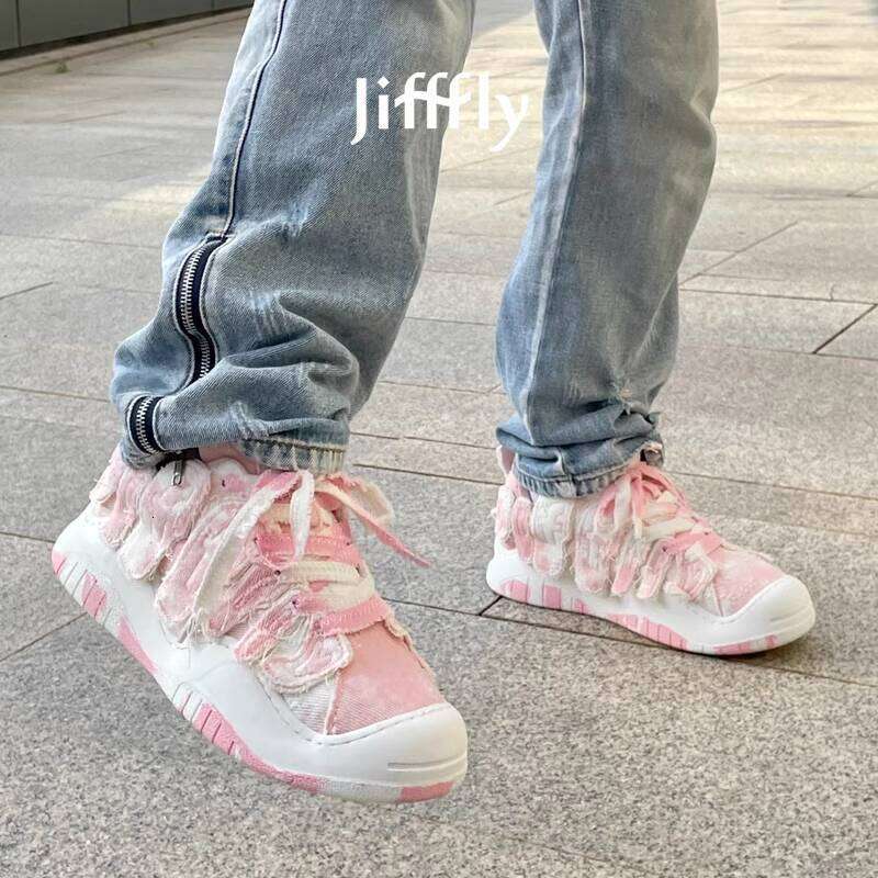 Jifffly Men Versatile Trendy 2025 Summer New Design Sense High-end Casual Sports Shoes Women