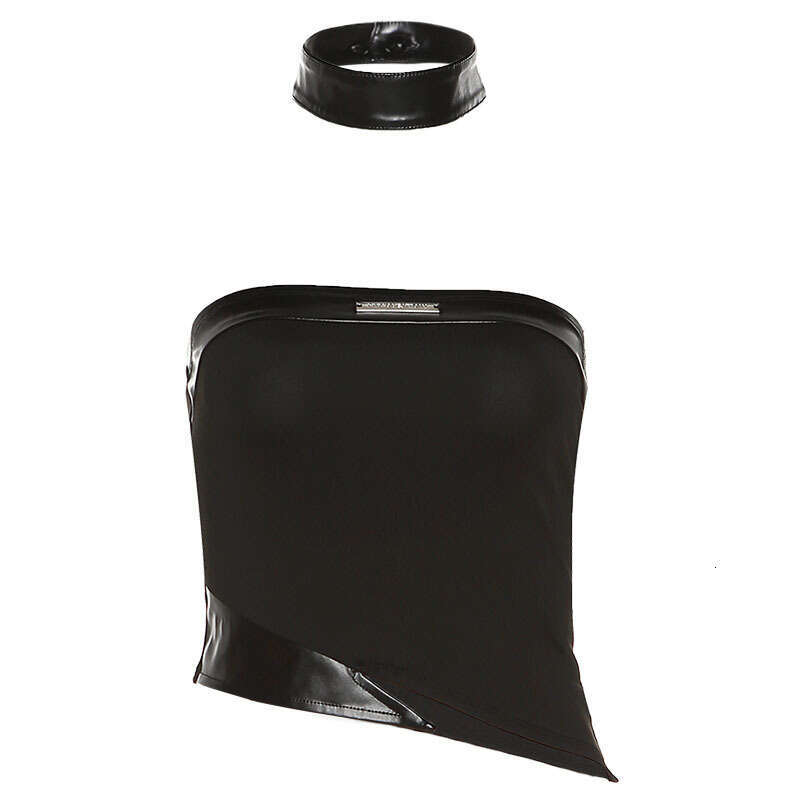 2022 Autumn New Women's Solid Color Sexy Street Fashion Tube Top Vest d4f