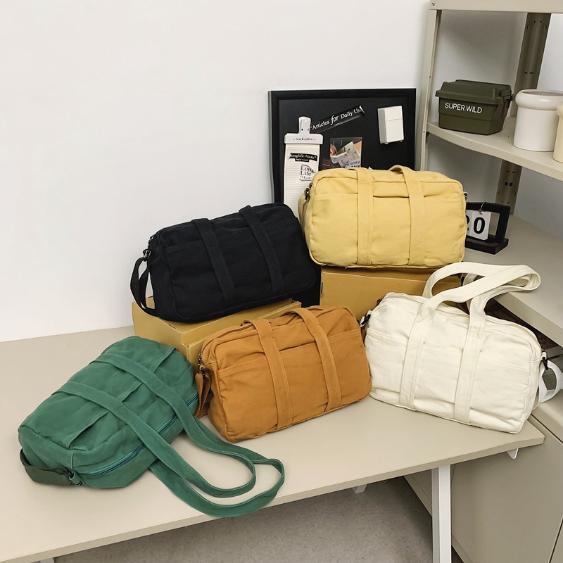 2025 Designer's New Large Capacity Leisure Multi functional Handbag Multi functional Student Crossbody Bag