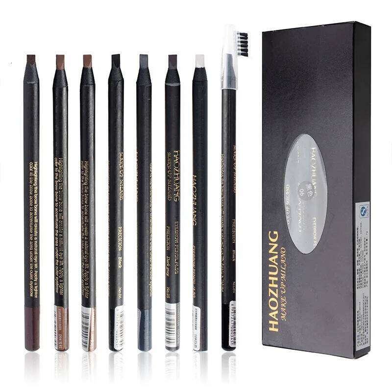 1pcs Long-lasting Waterproof Eyebrow Off with Brush Microblading Permanent Makeup Tools Pull Cord Peel-off Brow Pencil X250725