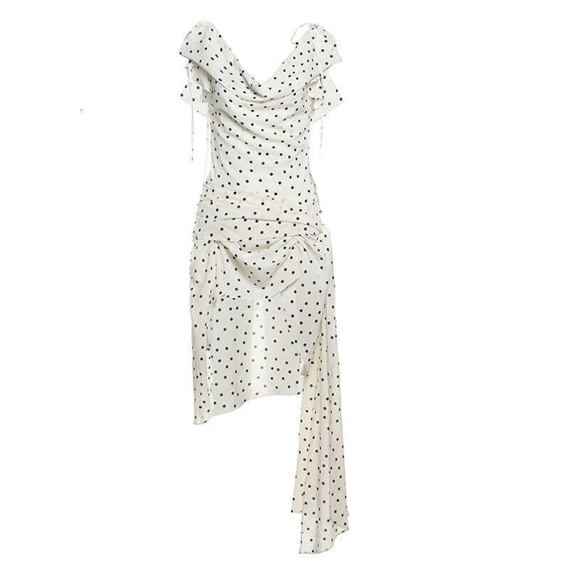 2025 Spring New Women's Solid Color Slim Fit High Waist Fashion V-neck Strap Sleeveless Dress a9e