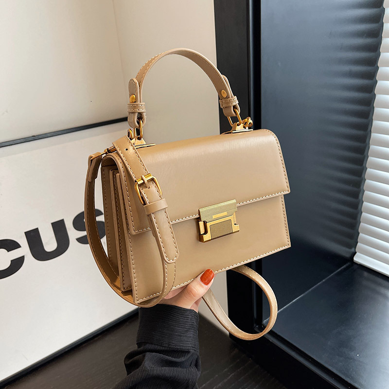 Luxury Brand Designer Bag High-End Small Square Bag Niche Ins Style 2025 New Single Shoulder Crossbody Bag Korean Version Casual Commuter Practical Ba