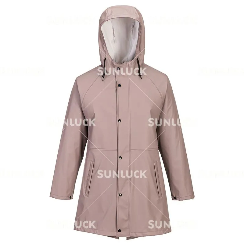 100% PU lady's jacket NO.SR06(5000mm waterproof, ISO 811)