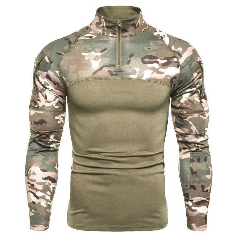 Outdoor Camouflage Combat Training Frog Tactical Suit Mens and Womens Universal Fitness Slim Fit Fast Drying Long Sleeved Y250724