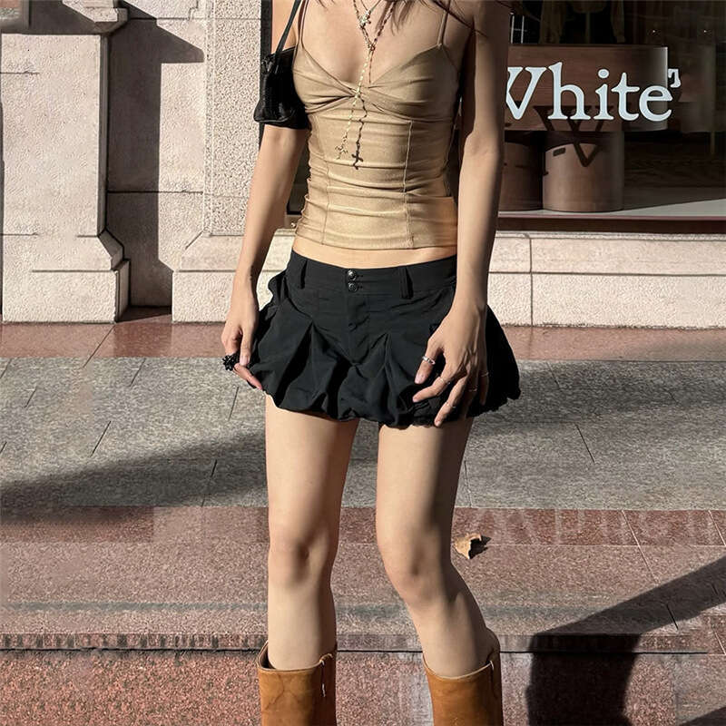 2025 Spring New Women's Fashion Solid Color Slim Street Style V-Neck Strap Backless Tank Top 4b1