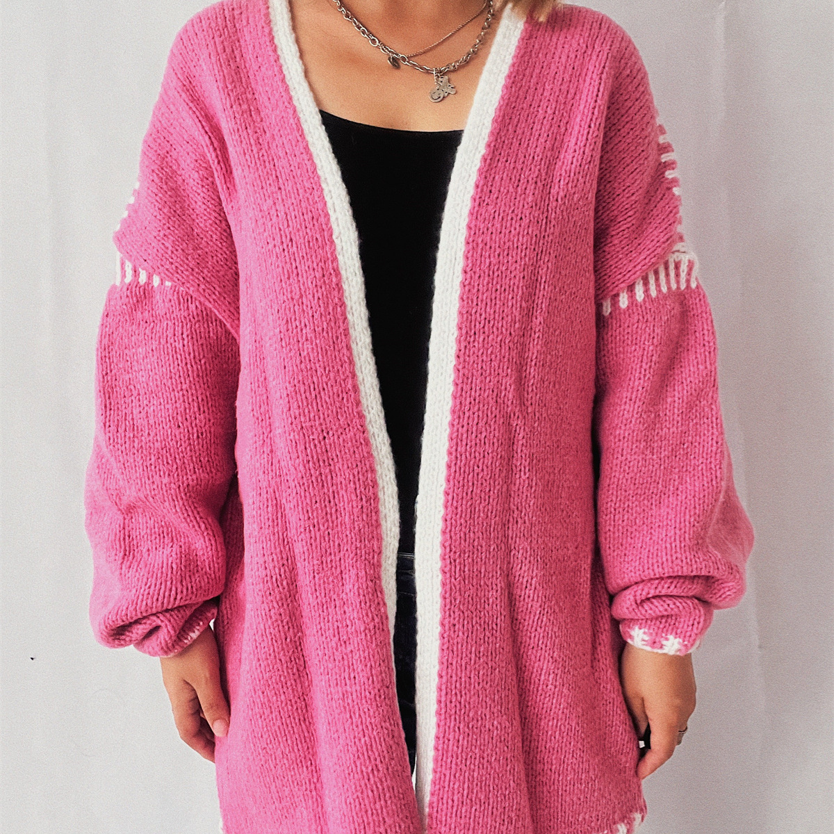 new Free shipping designer sweater for women Design inspired sweater personalized and fashionable simple and loose fitting pullover