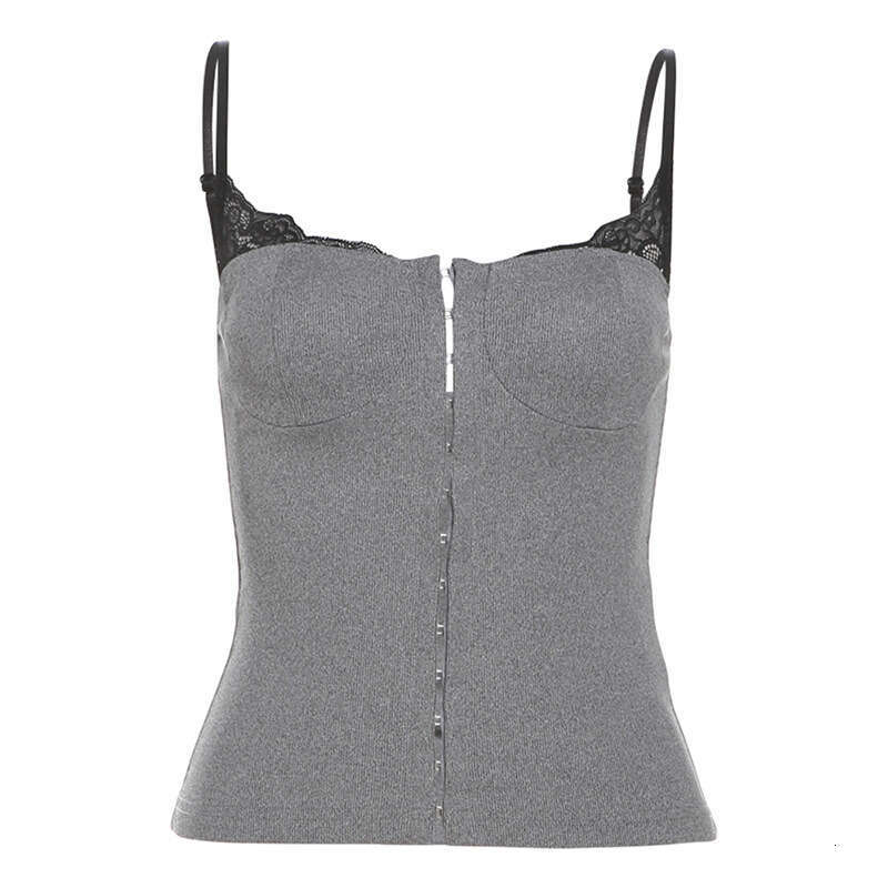 2024 Summer New Women's Solid Color Slim Fit Street Fashion Sexy Backless Tank Top 03d