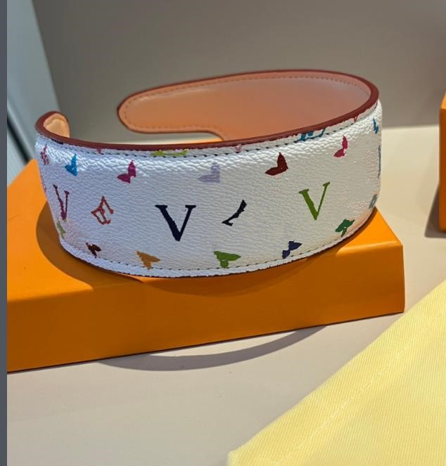 Designer Leather Headbands Hair bands For Women Girl Luxury White Letter Printed Wide Headband Sports Yoga Fitness Headband Head Wrap FREE SHIP