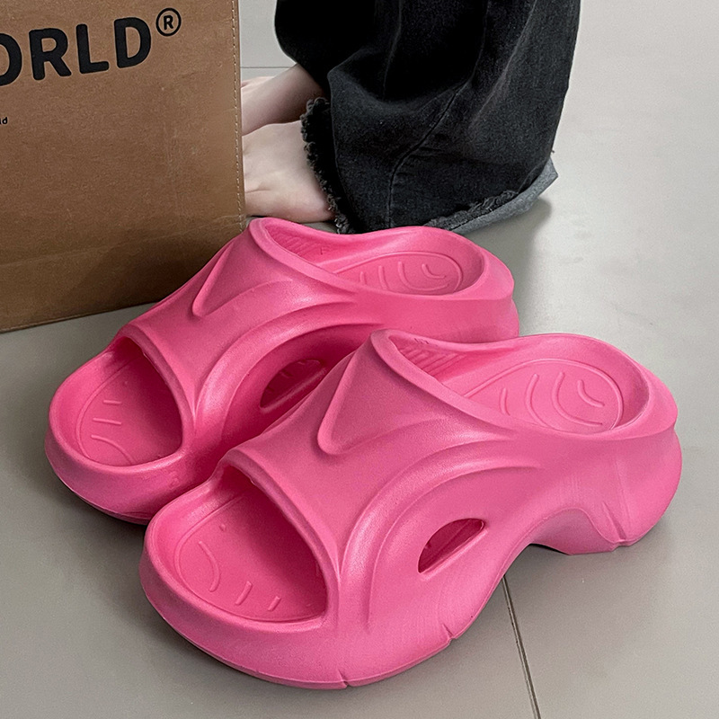 Platform Wedge for Women, Summer 2025 New Fashion, One-Strap Thick-Soled Non-Slip Beach Sandals ddmythur