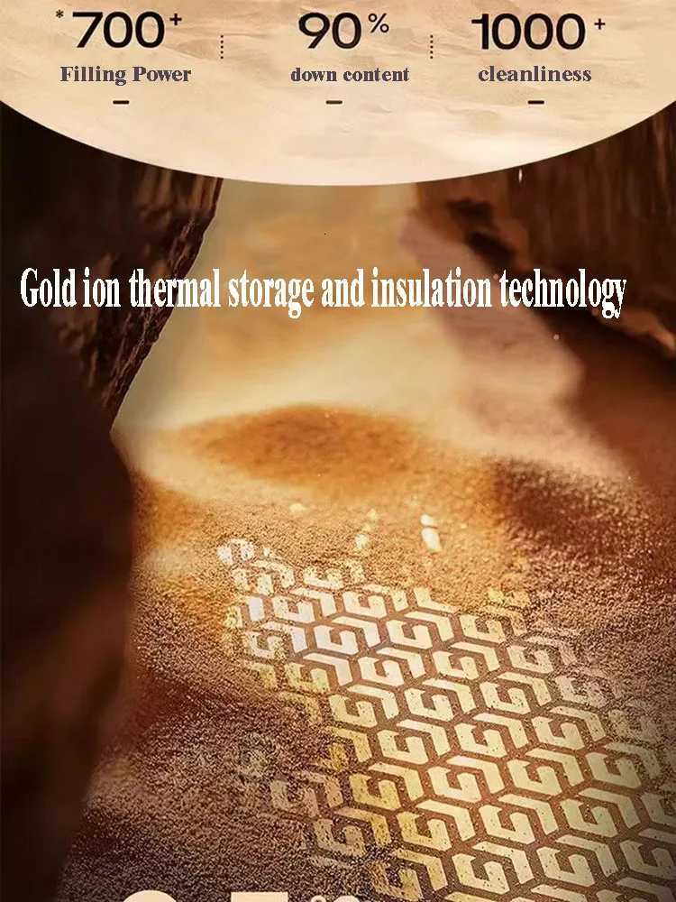 Nanjiren Luxury High-End Winter Down Jacket New Mens Clothing Trend Warm Hooded White Duck Down Coat Black Red Jacket Windproof X250725