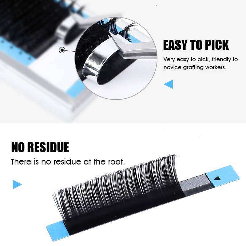 Eyelash Extension ic Volume 0.15 D Curl 8-15mm Mixed Tray Individual Lash Extensions Single Lashes
