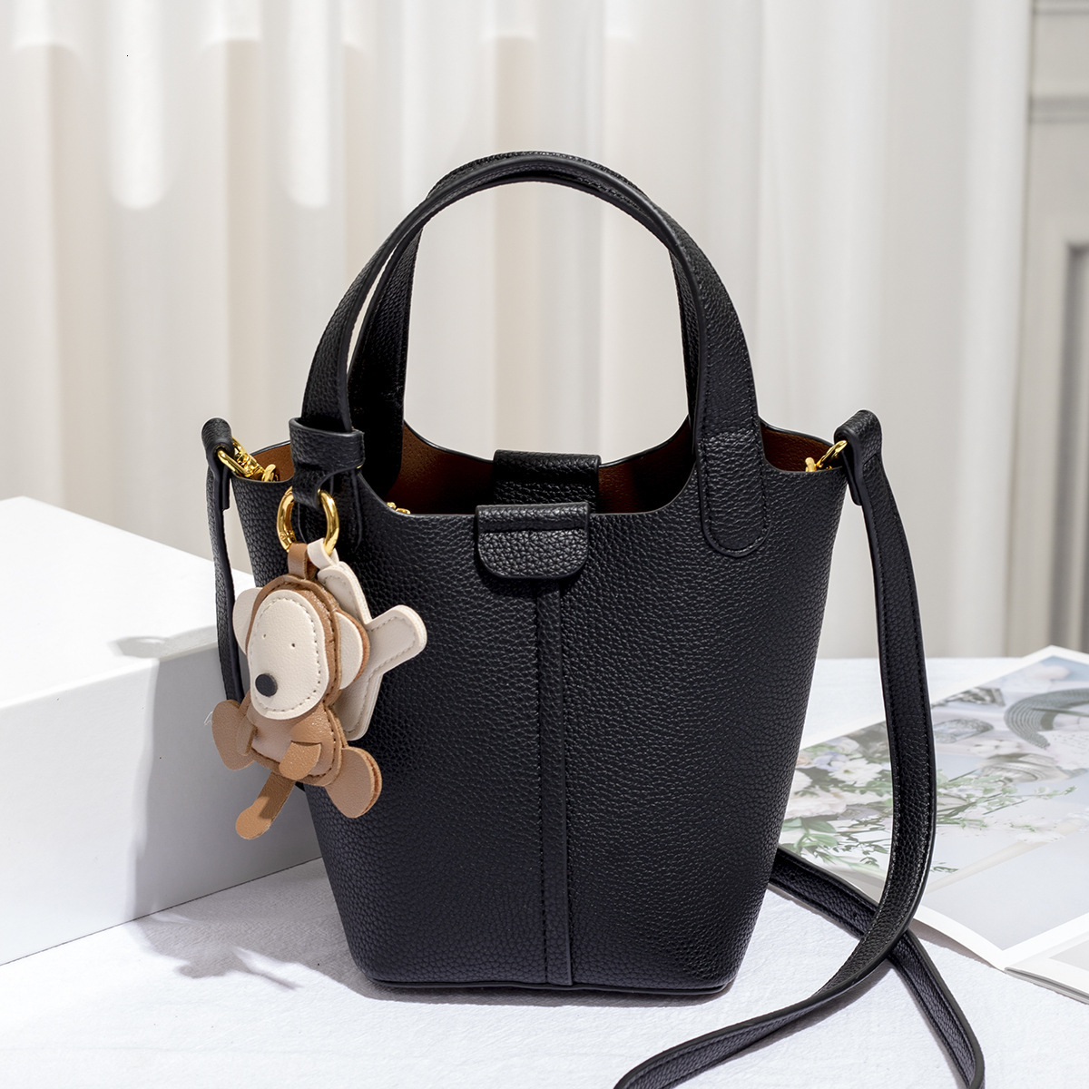 fashion 2025 Summer New Women s Shoulder Bag Basket Handbag Bucket Bag Fashion Shoulder Bag Summer New Women s Crossbody Bag Summer New Designer Bag