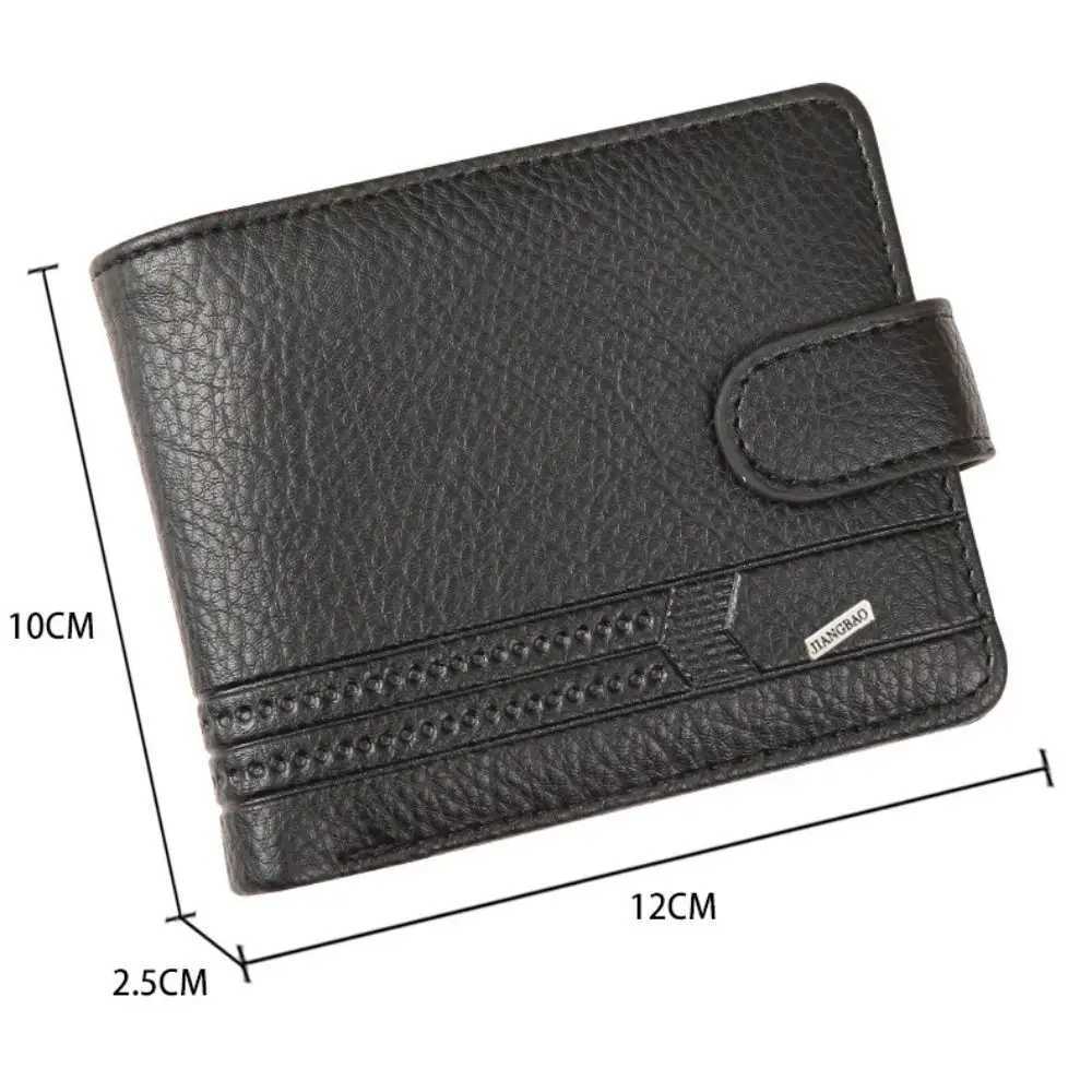 Men Wallets Leather Zipper Purse Man Slim Card Horders Quality Male Short Multi-card Wallet Coin Pocket Purse Z250725