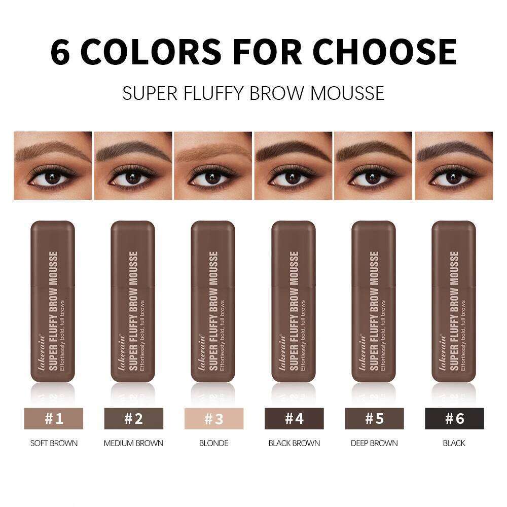 Superfluff Volumizing Mousse Tint for Eyebrows Tinted Brow Gel Brown Long Lasting Waterproof Eyebrow Tattoo Dye Cosmetics X250725