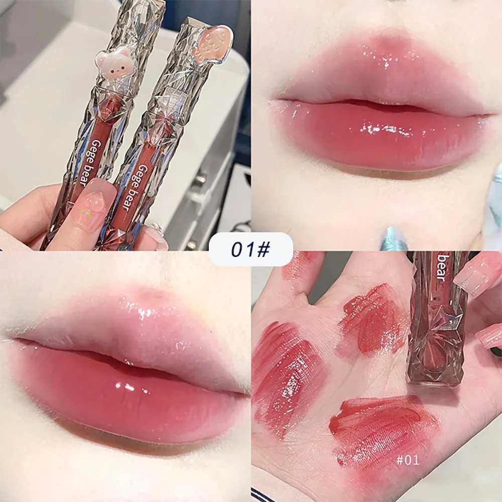 Gege Bear Crystal Mirror Water Lipgloss Hydrating And Ultra-Moisturizing High Shine Glossy Lip Tint Fuller Your LipsXJ250724