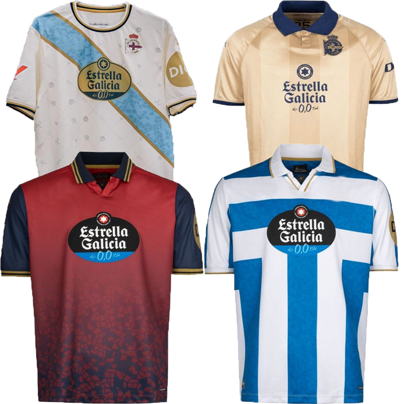 3XL 4XL 2025 26 YEREMAY 94 95 97 98 99 00 01 Deportivo La Coruna Soccer Jerseys MAKAAY DJALMINHA HOME AWAY THIRD Men kids Football Shirts