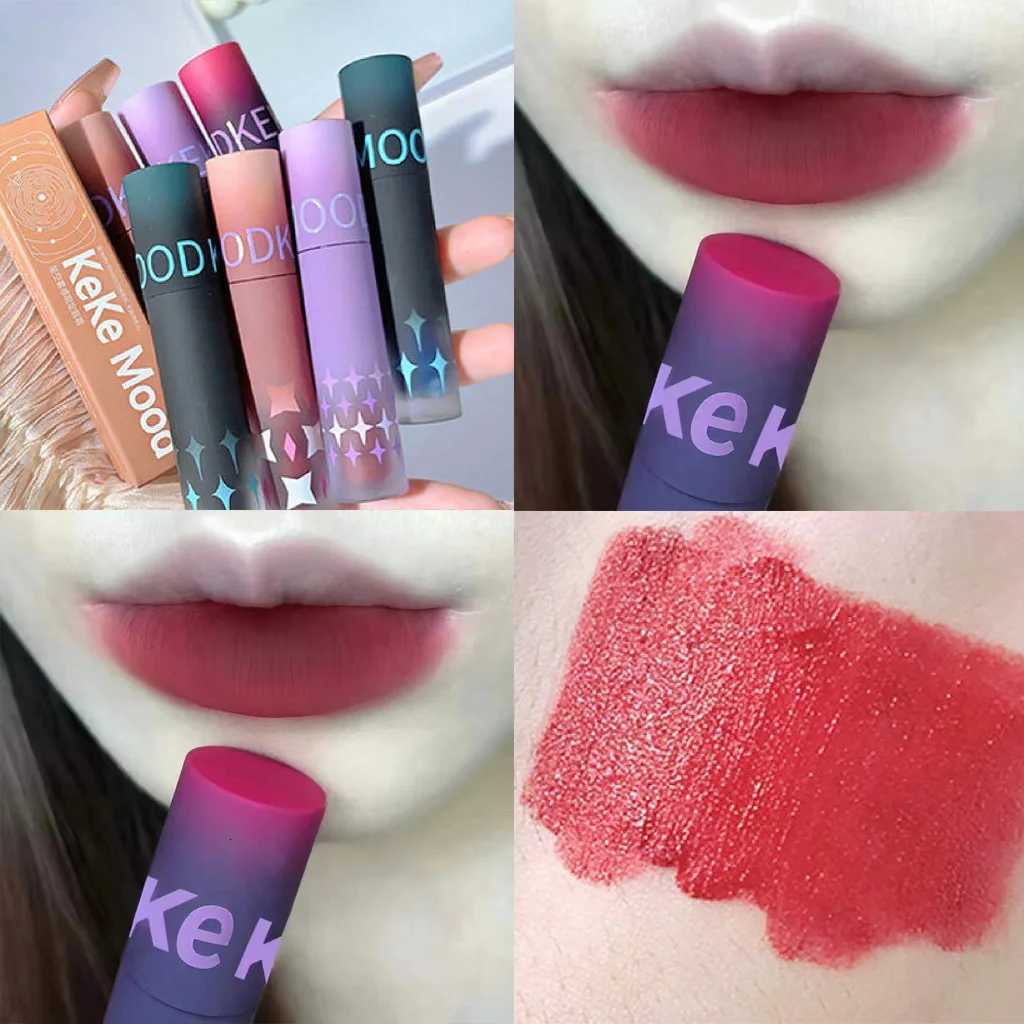 Long-Lasting Waterproof Velvet Blue Gothic Matte Lip Gloss Black Brown Sexy Pigeon Blood Red Lip Tint for Festival MakeupXJ250724