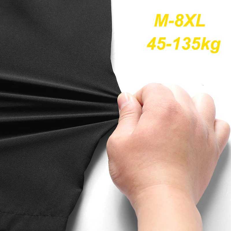CHRLCK Mens Reflective Running Shorts Summer Quick Drying Trousers Male Ice Silk Breathable Fishing Pants Large Size M-8XL W250724
