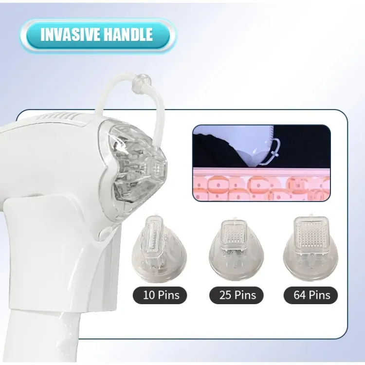Professional 2 In 1 Gold RF Microneedling Machine Face Body Skin Tightening Stretch Mark Removal Spa Grade Equipment