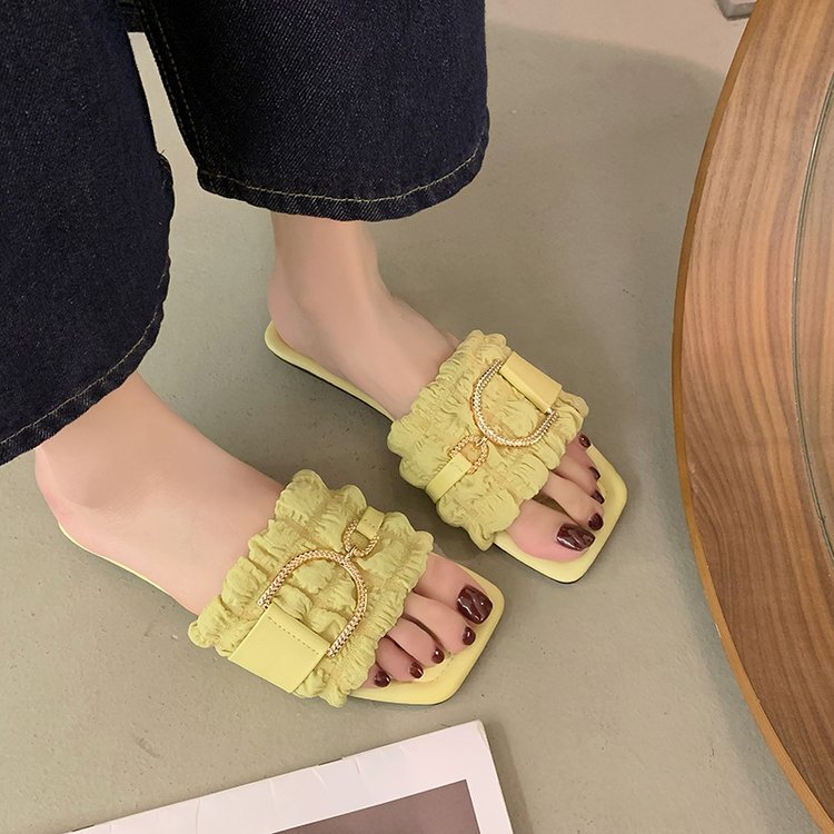 Free shipping 2025 new designer slippers flat slides for women sandals girl white black fashion slipper outdoor shoes 35-43