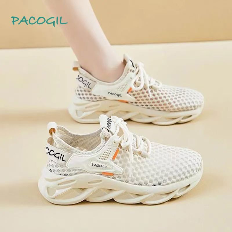 Non-Slip Wear-Resistant Clearance Sale Shock-Absorbing Sports for Women Summer New Mesh Breathable Ultra-Light Soft Sole Casual Shoes ddmythur