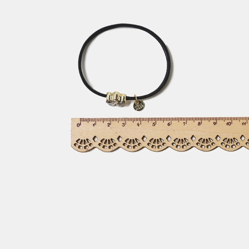 Versatile Four Leaf Clover Rabbit Hair Rope Style Female Tie Hair Small Elastic Simple High Tail Maruko Head Hair Accessories