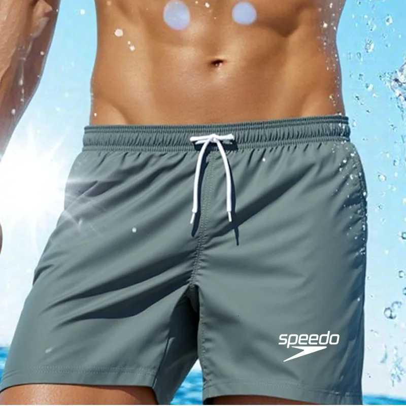 Men Hot Speedo Letter Printing Shorts Light Weight Thin Short Pants Running Fitness Mens Gym Wear Quick-Drying Mens Shorts W250724