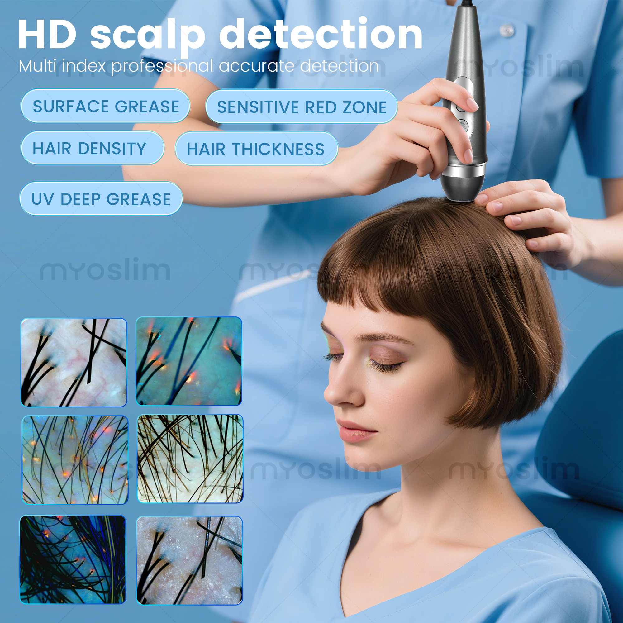 Skin Analysis Machine For Face Detection With High-Resolution Camera To Analyze Wrinkles Pores Pigmentation And Skin Health Conditions
