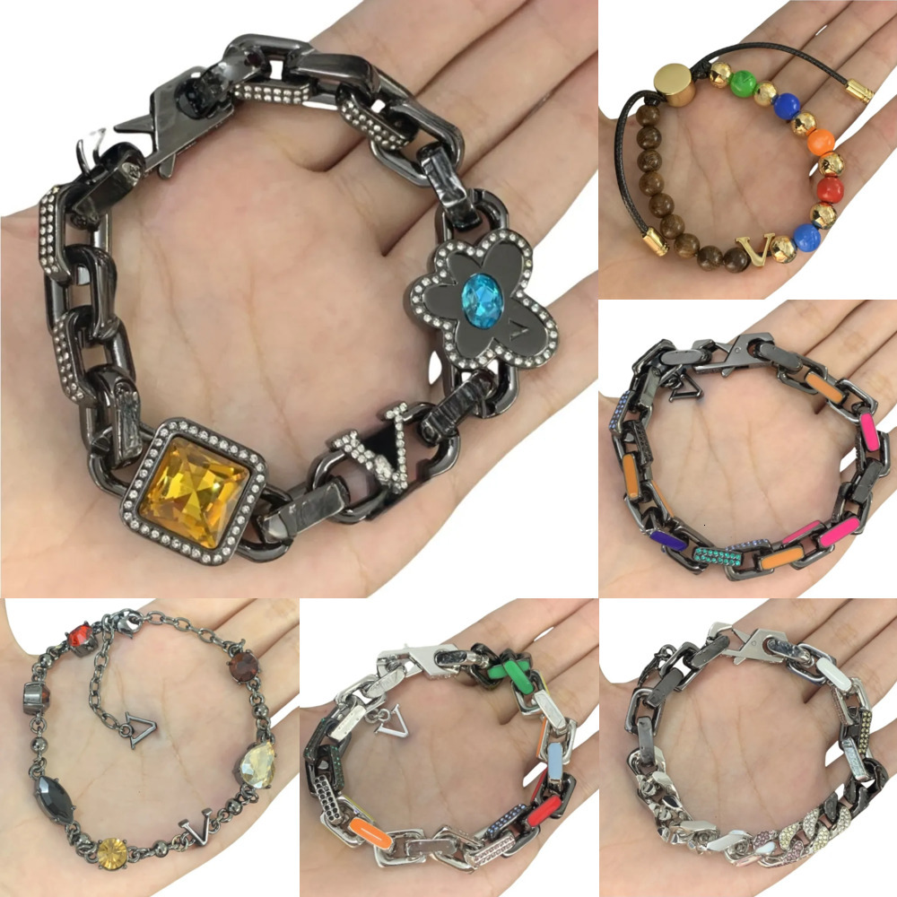 Womens Bracelets Men's Wristband Cuff Designer Jewelry Plated Stainless Steel Bracelet Cuban amine Ultra high quality gifts