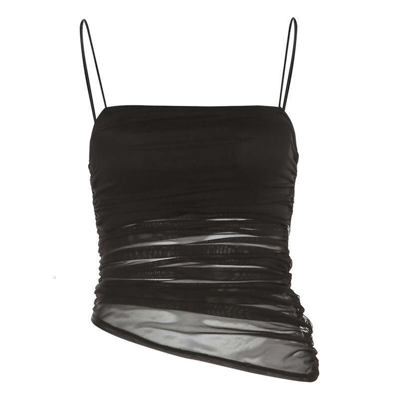 INS Style 2023 Summer New Women's Solid Color Slim Fashion Strap Sexy Backless Tank Top f1e