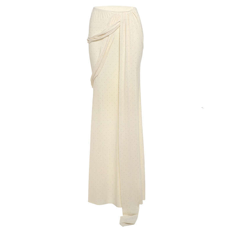 2025 Summer New Sexy Sleeveless Halter Neck Tank Top High Waist Long Skirt for Women 20f