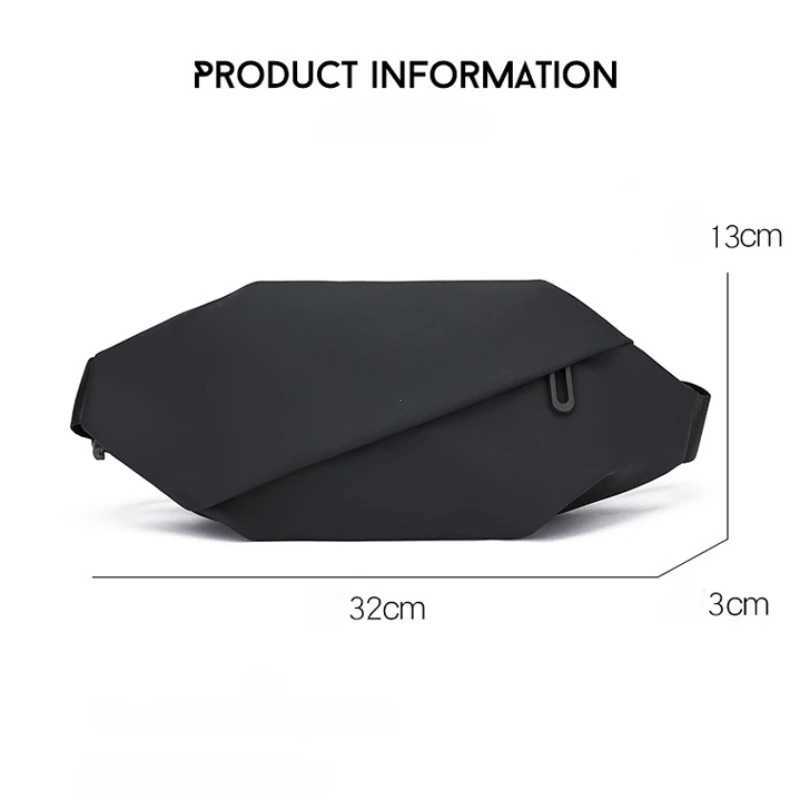 Men Minimalist Outdoor Sports Running Jogging Waist Bag Men Waterproof Fanny Pack Stylish Crossbody Belt Bag Waist Bag for Men Y250724