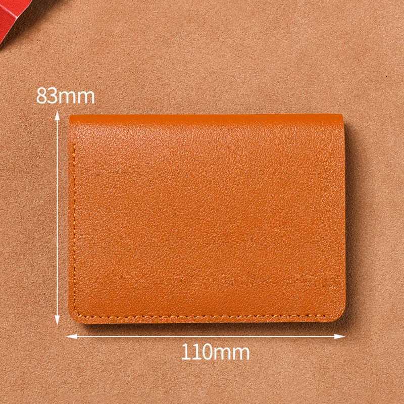 Light Thin Card Bag With Two Fold Small Wallet Portable Bank Card Drivers License Ultra Light And Thin Card Bag Wallet Z250725
