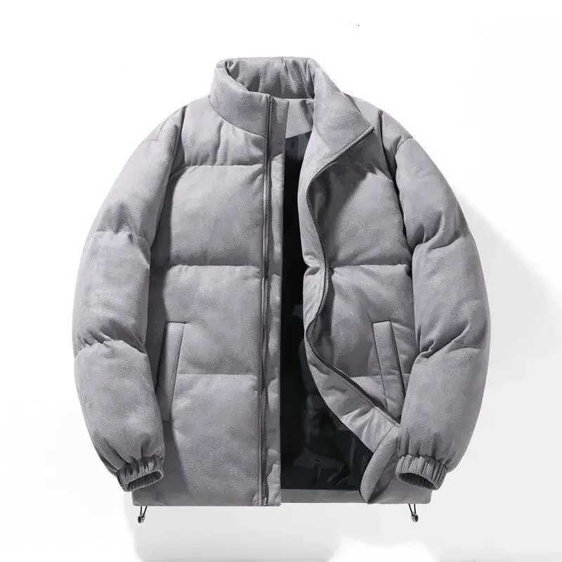 Parkas Padding Male Padded Coats Zipper Mens Down Jacket Short Korean Style Clothing Winter 2024 Youthful Clothes Reviews Many X250725