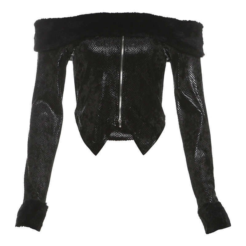 2024 Autumn Winter New Women's Solid Color Slim Fit Long Sleeve Jacket Fashion High Waist Skirt Set 9fc