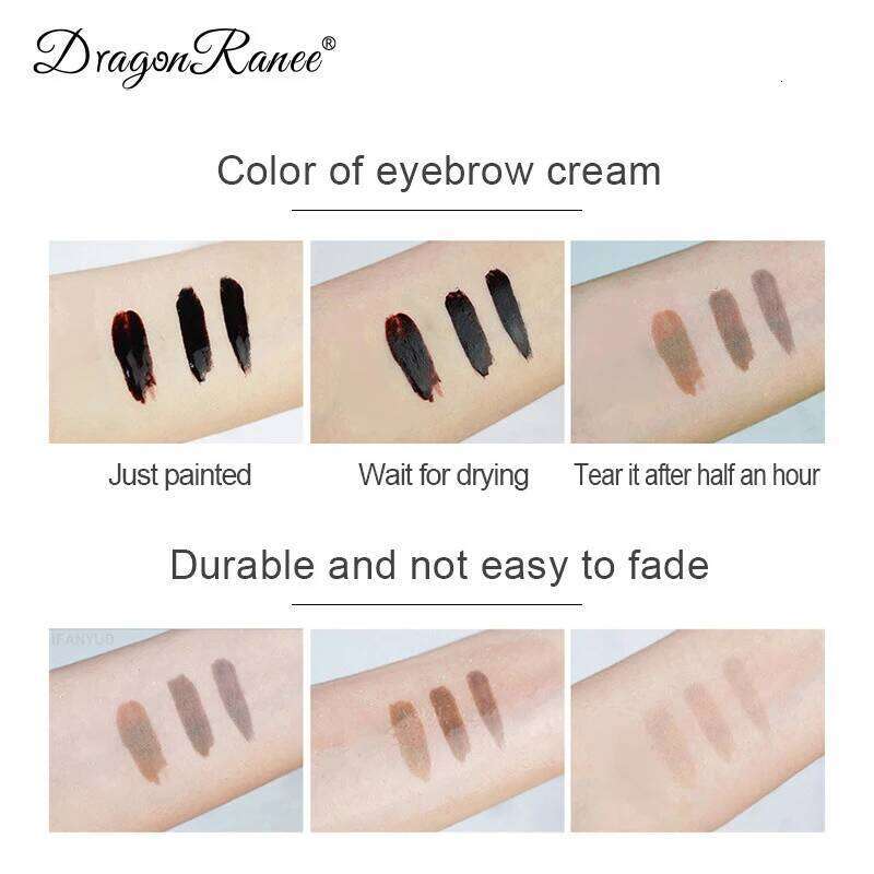 Peel-off Waterproof Tint Eyebrow Makeup Long Lasting Eye Brow Enhancers Liquid Gel Tear Wear Easy Natural Brown Gray Tattoo X250725