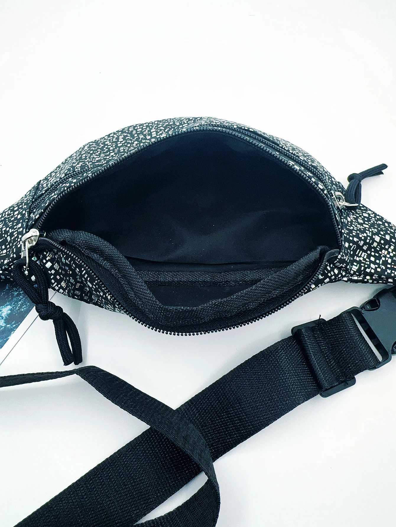 Sparkly Holographic Fanny Pack Belt Bag for Wen I Travel Crossbody Fanny Packs for Wen Fi Waist Pack Bum Bag Y250724