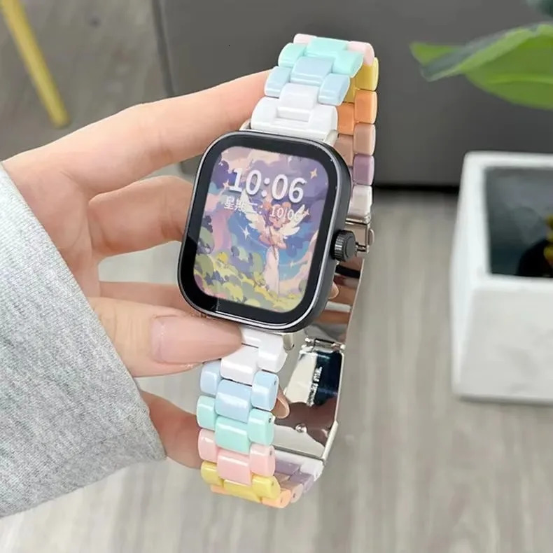 Resin Strap For xiaomi band 3 active Correa bracelet Sport Watchband For Redmi watch 4 3 2 Replacement strap Woman Man Wristband 250723