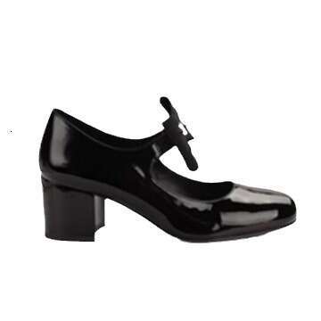 Premium Selection Designer French Style High Heels Single Mary Jane Huizhou Women's JK Uniform Leather Shoes