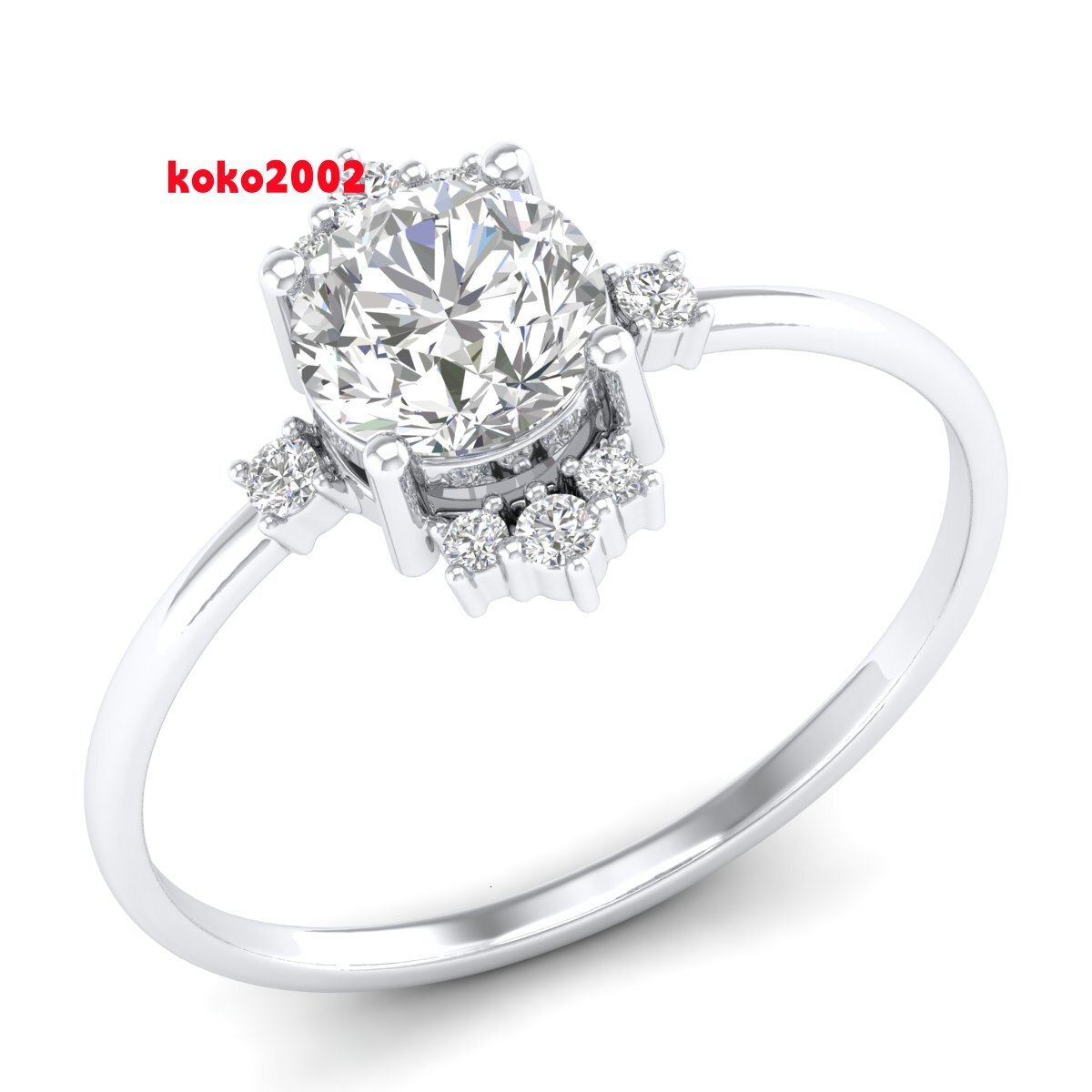 REYES 925 Sterling Silver Solitaire Moissanite Engagement Rings 10K 14K 18K Gold Premium Quality Fashion Jewelry for Women
