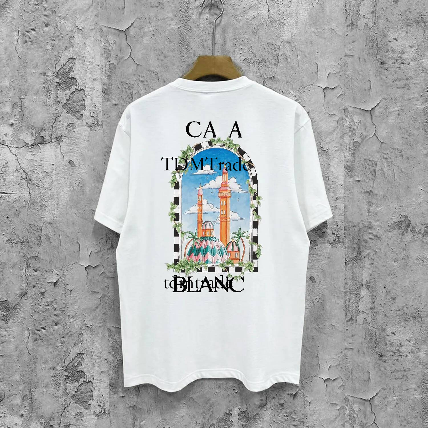 casas t shirts Men T Shirt Designer tShirt Women Fashion Luxury Tshirts casas blanco tshirts Casual Shirt Summer Pattern Classic Shirt casablancamens set b74