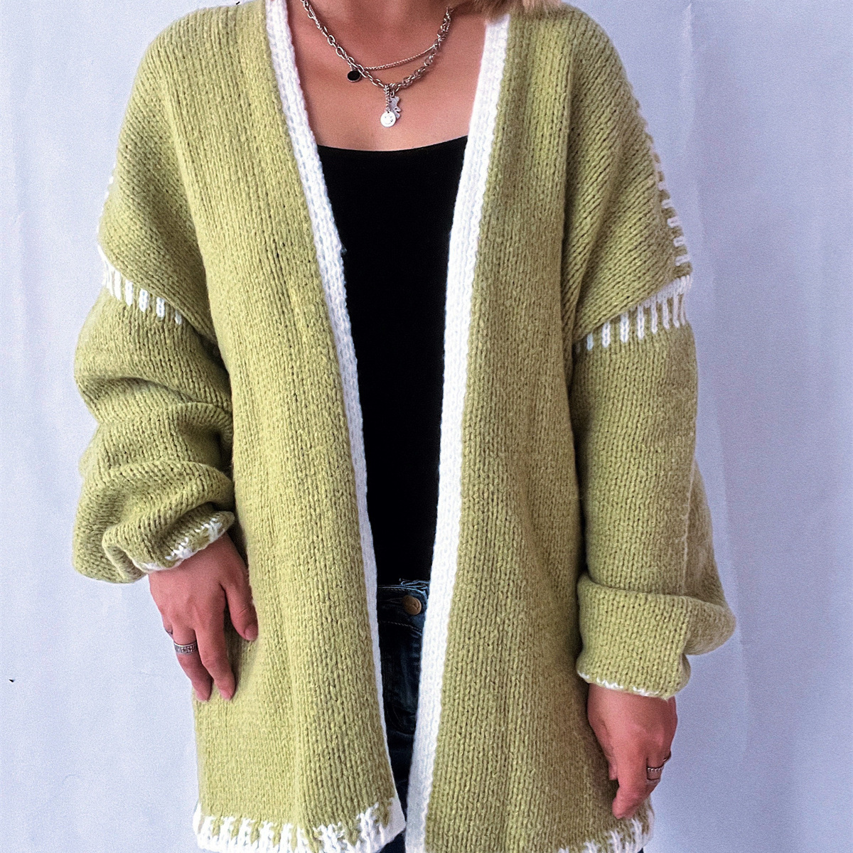 new Free shipping designer sweater for women Design inspired sweater personalized and fashionable simple and loose fitting pullover