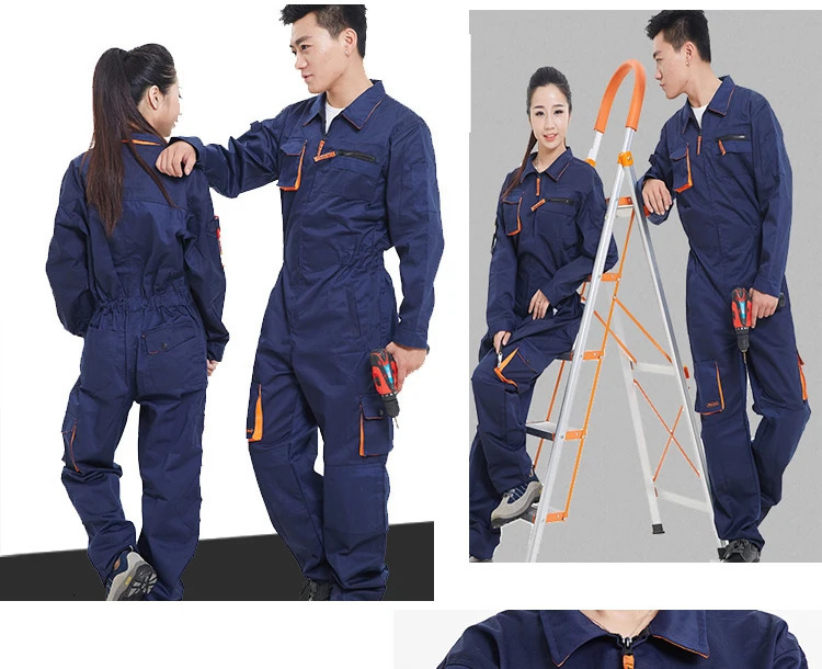 Long Sleeve Coveralls Casual Labor Overalls Plus Size 4xl 5xl Men Women Work Clothing Uniforms Workwear Working Suit For Hushand 250725