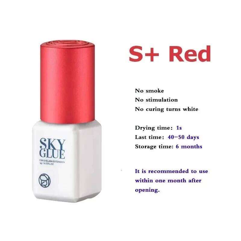 5ml Korea SKY S+ 1 Second Fast Drying Strong Eyelash Extension Glue Fake Lashes Adhesive Low Odor No Irritation Makeup Tool X250725