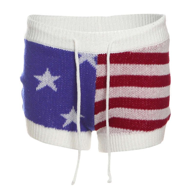 2025 Summer New Style Solid Color Slim Fit Tube Top Vest High Waist Tie Stripe Shorts Set for Women 045